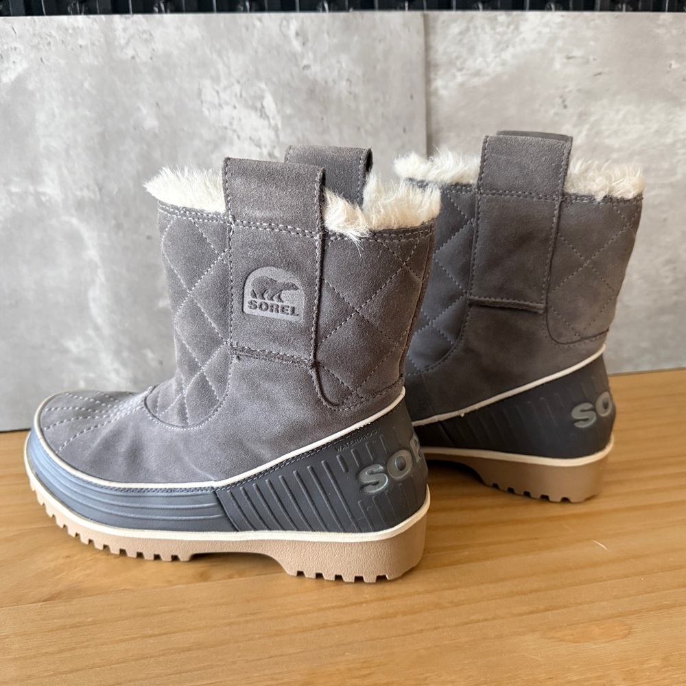 Sorel Tivoli II Suede Winter Snow Boots Women’s Size 7.5 - Picture 2 of 7